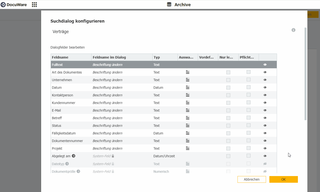 3 Abgelegt von einblenden